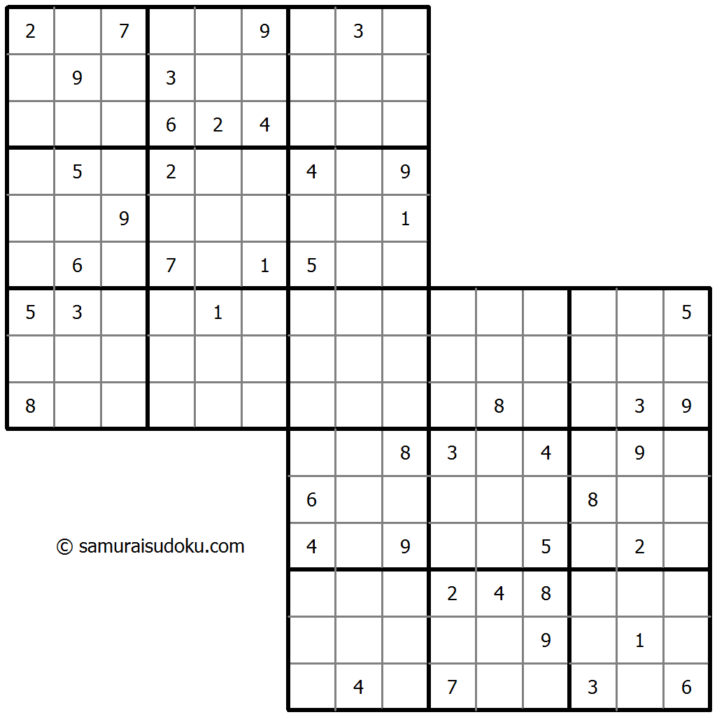 双重叠数独 #31561