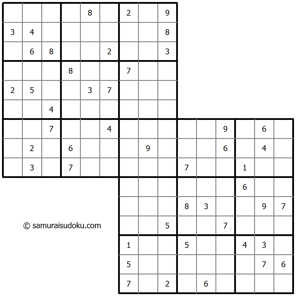 双重叠数独 #33828