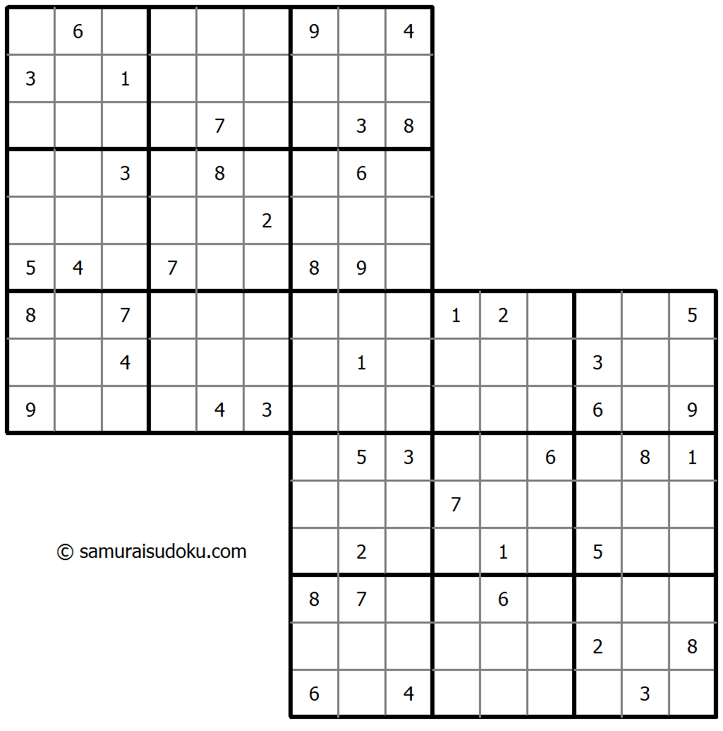双重叠数独 #33870