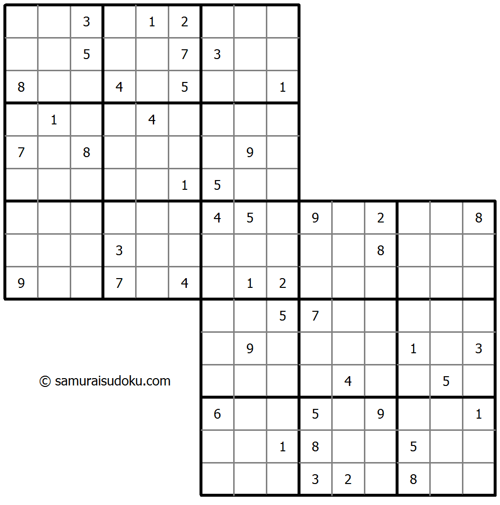 双重叠数独 #33878