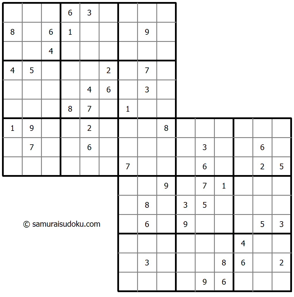 双重叠数独 #34085