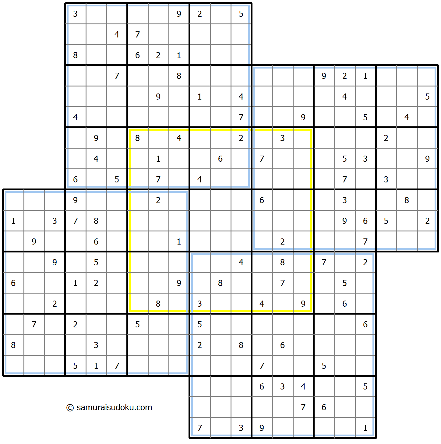 风车数独 2025年10月28日