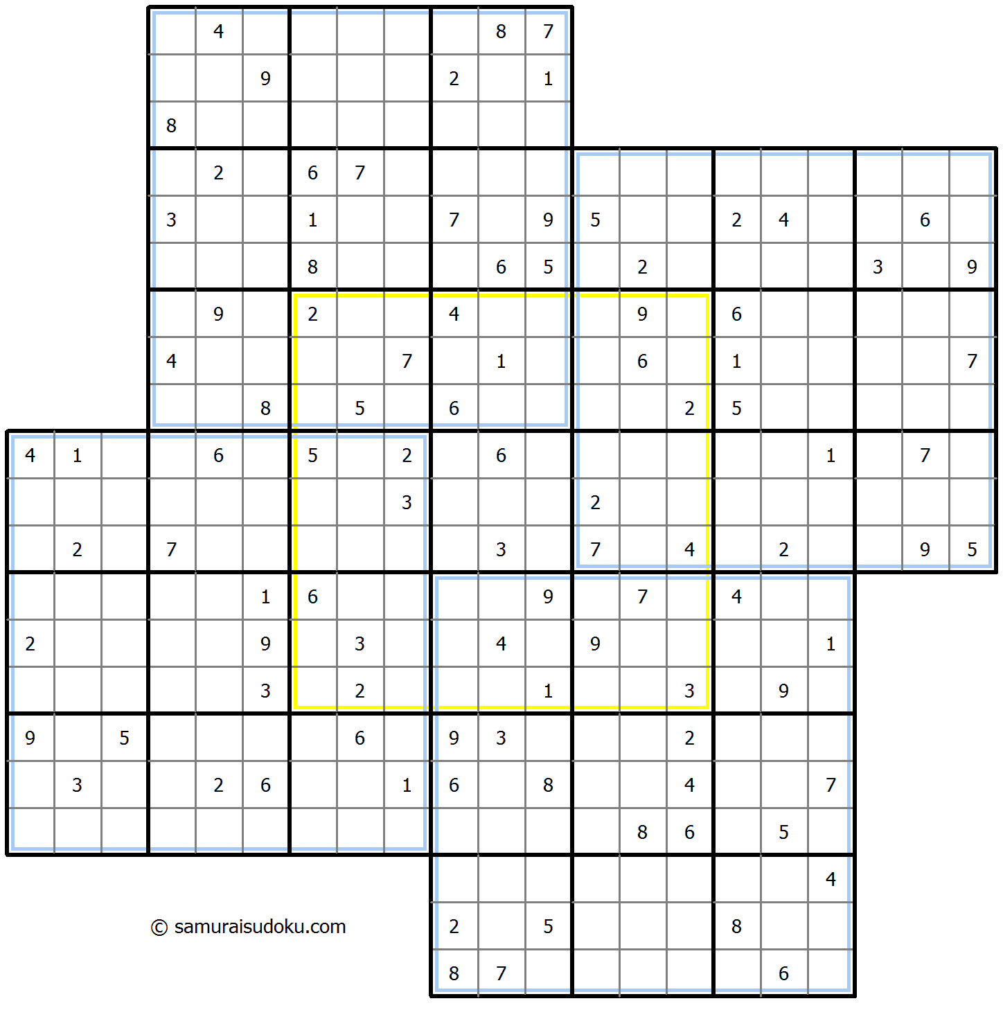 Windmill Sudoku 2025年11月02日