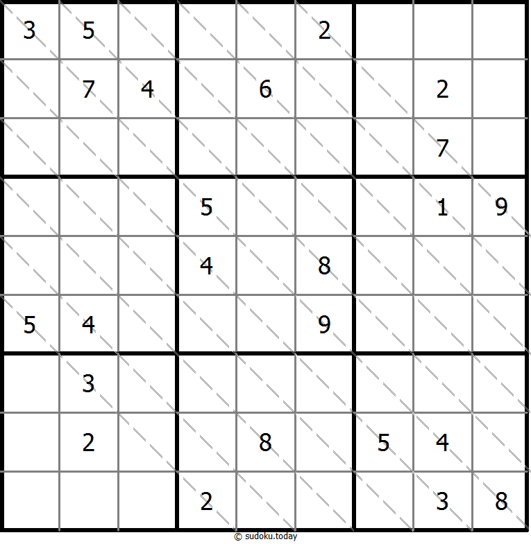 Multi Diagonal Sudoku 2025年11月9日
