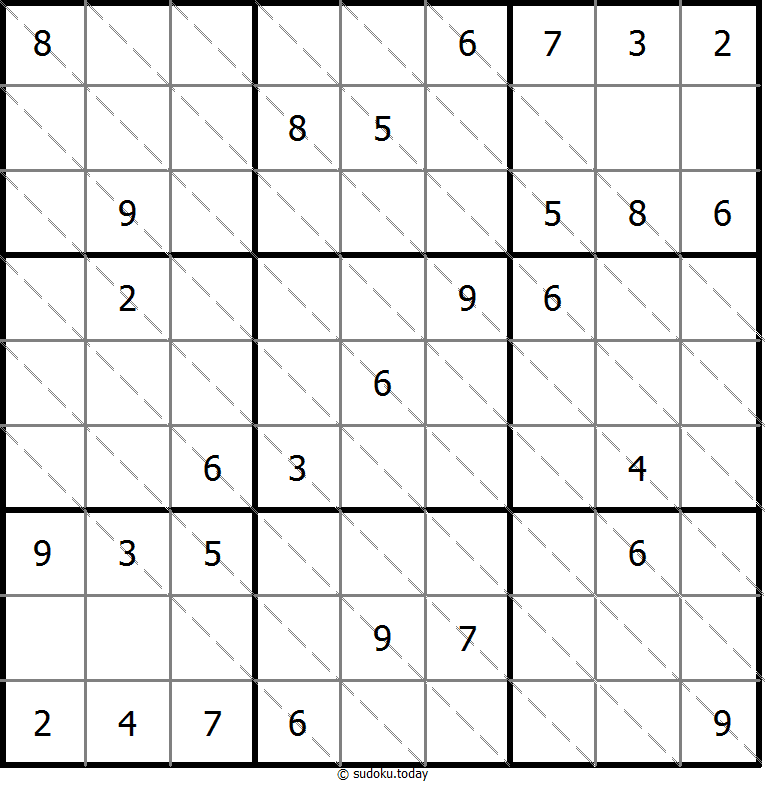 Multi Diagonal Sudoku 2025年11月5日