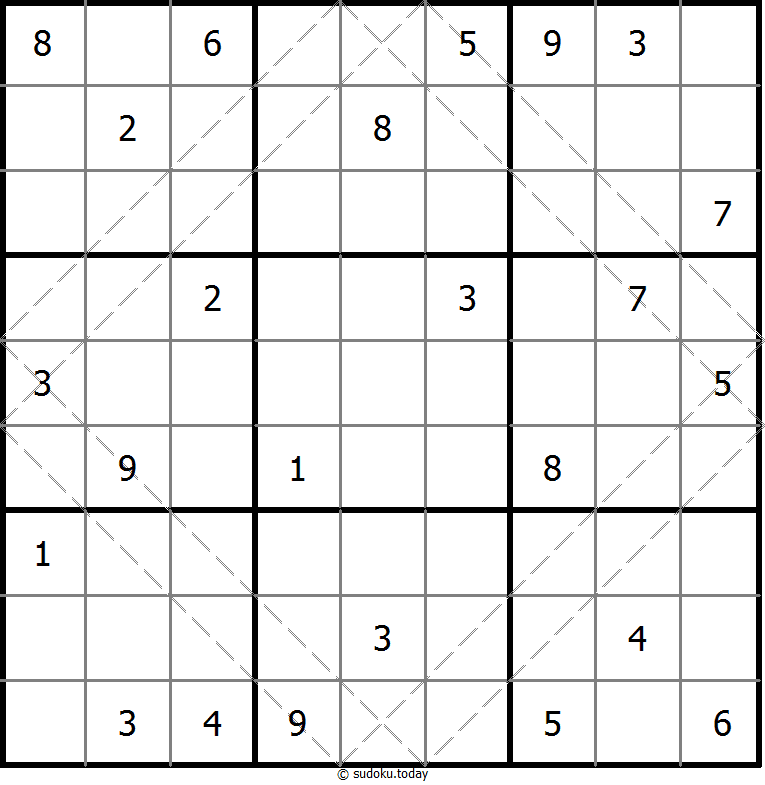 Multi Diagonal Sudoku 2025年11月3日
