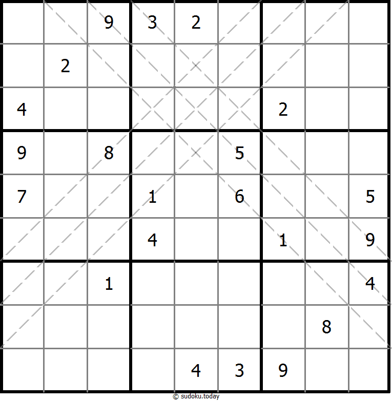 Multi Diagonal Sudoku 2025年11月10日